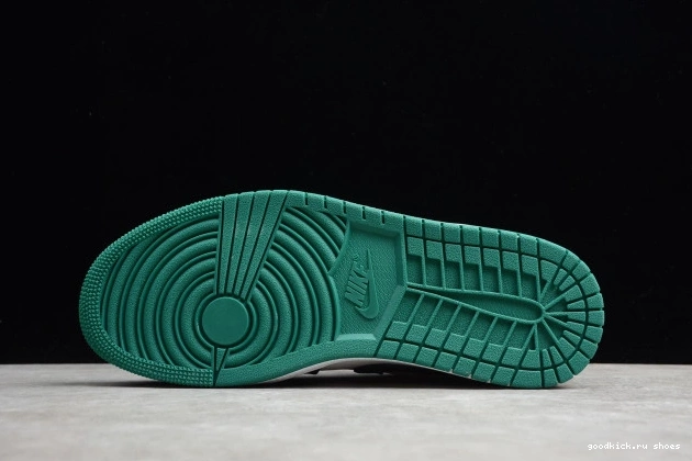 Rep Green 1 Jordan Low 553558-113 White Black Air Mystic 0726
